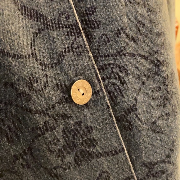 Denim & Co. patterned jean jacket 1X - Picture 6 of 10